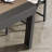 70.9'' Dining Table With Storage,Farmhouse Extendable Dining Room Table with Sideboard Walnut & Gray Seats 4-6