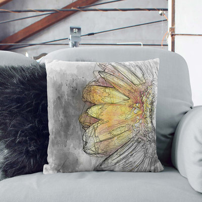 Floral Square Cushion