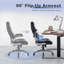 Marisol PU Leather High Back Ergonomic Executive Office Chair with Adjustable Upholstered Armrests-595216363