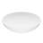 Lotus 16" L x 16" W x 5" H Matte White Handmade Round Vessel Bathroom Sink