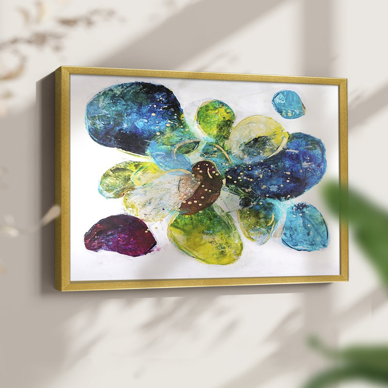 Interpretations I -Framed Print - Restickable, 8" H x 10" W