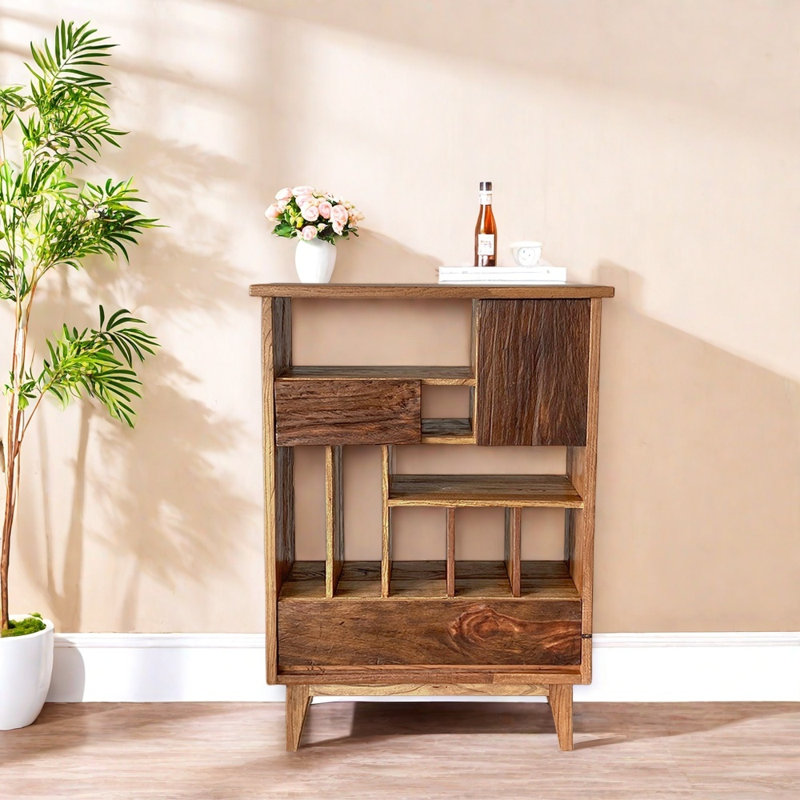 Armoire de vestibule de style Wabi-Sabi, H 40,6 po x l 29,1 po x P 12,6 po