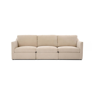 Hayden 99'' Chenille Rolled Arms Sofa -  Comfort Design Mats, COMF-TOL06113BE-SOF