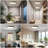 Dimmable Wood LED Flush Mount Ceiling Lights, 5CCT 2700K-6000K Hallway Lighting Fixtures, Minimalist Circular Ceiling Lamp For Bedroom Laundry Room Kitchen Entryway-116098759-116098758