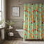 Rideau de douche 1 pièce Tangerine Vibe-574238741