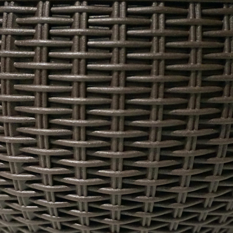Wicker Self-Watering Resin Hanging Planter