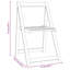 Solid Wood Patio Folding Chair Folding Chair Set