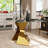 Ameriya Glass Top Metal Base Dining Table