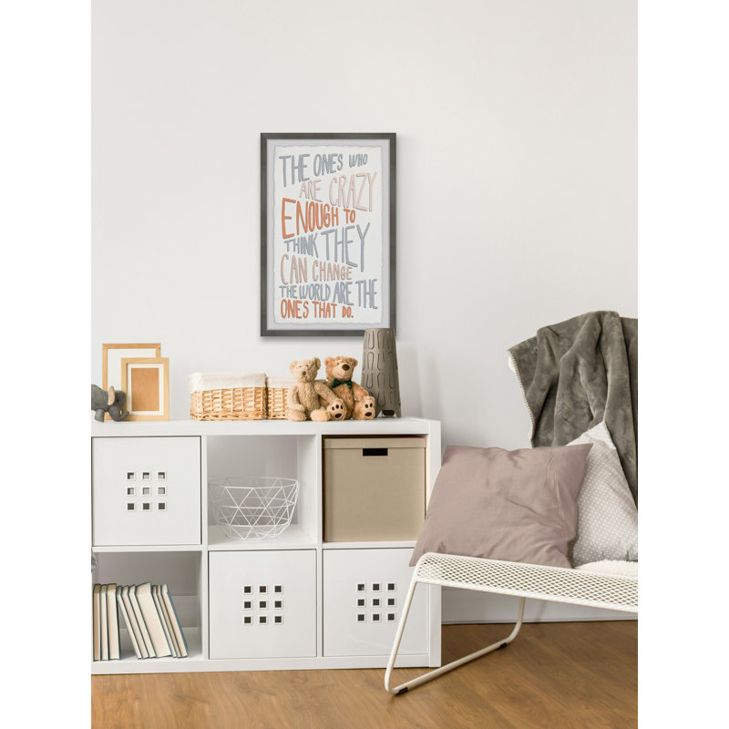 «Fulda You Can change the world», reproduction encadrée, H 30 po x l 20 po x P 1,5 po