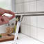 Robinet de cuisine avec douchette extractible en acier inoxydable nickel brossé