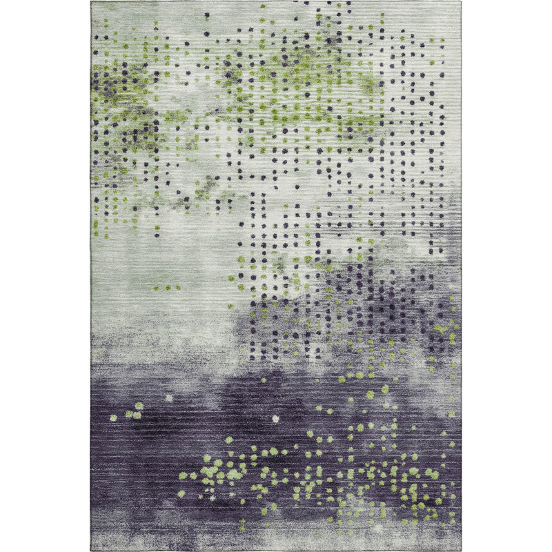 Premium Machine Washable Geometric Rug, Rectangle 2'6" x 3'10"