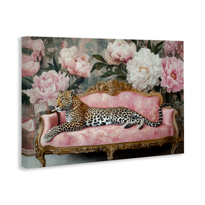 Where The Leopard Dreams Canvas, design by Tina LeCour
