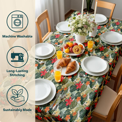 Seymore Hibiscus Garden Milliken Signature Tablecloth