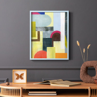 City of Rainbows I Framed Print - Solid Wood