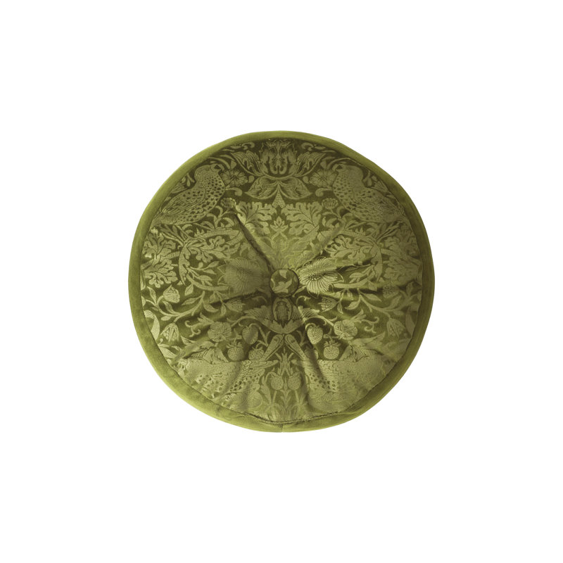 Green Circular Cushion