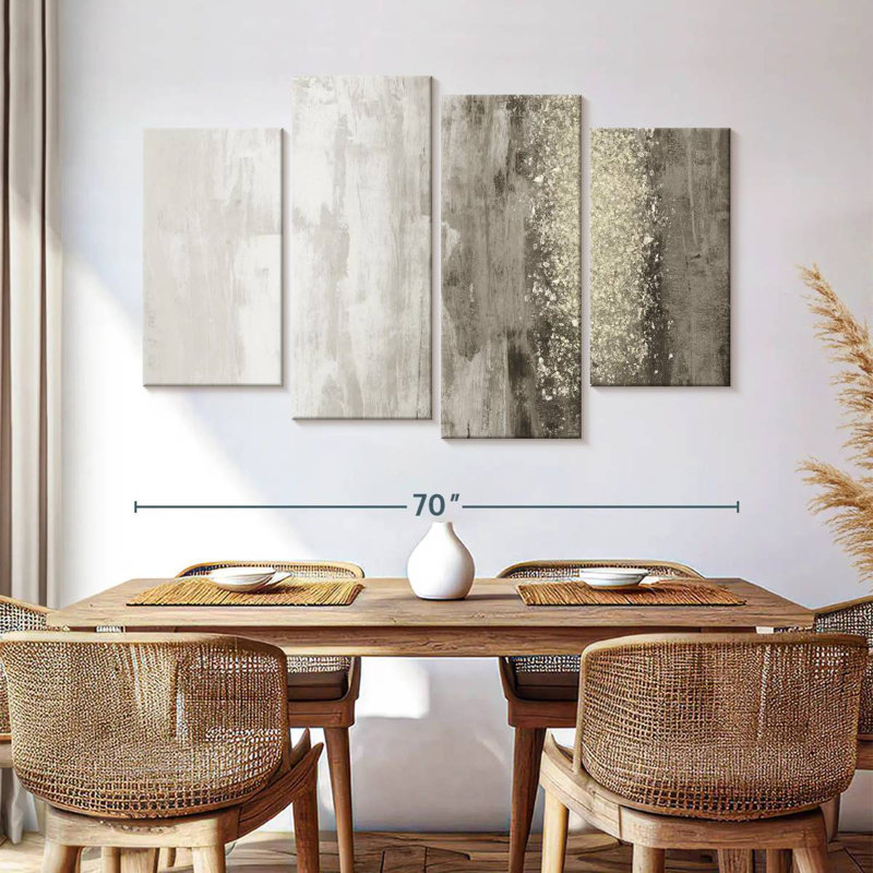 Avery Glitter Rain I, 42" H x 68" W