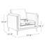 Fauteuil de 37,8 po Atalanti-1828842472