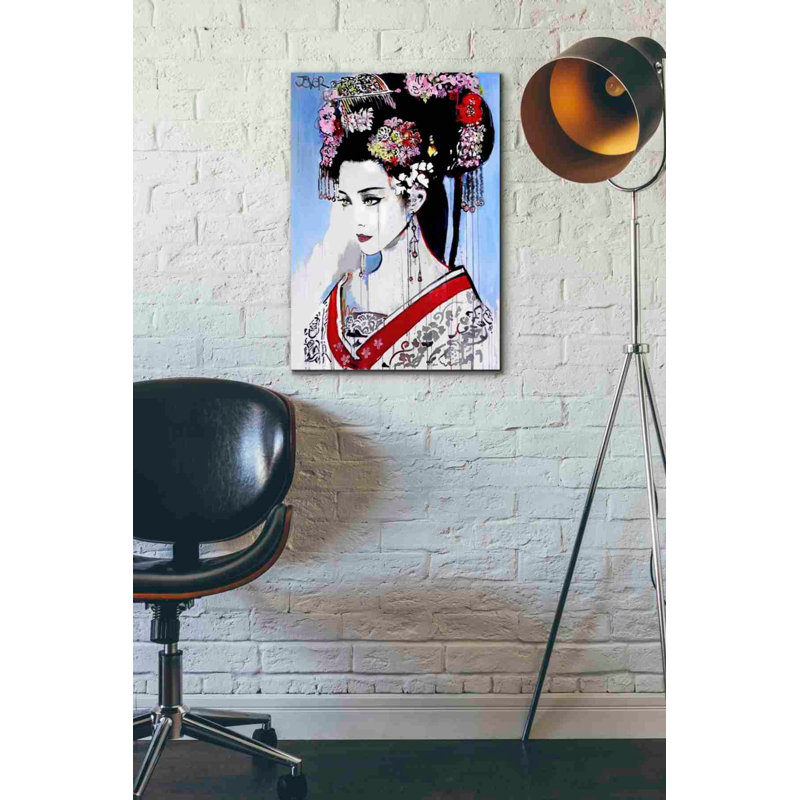 «Empress» par Loui Jover, art mural sur toile, H 26 po x l 18 po x P 0,75 po