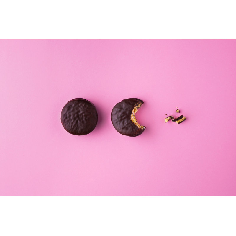 Macaroons Bite - Wrapped Canvas Print, 81cm H x 122cm W x 3.8 cm D