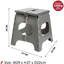 MantraRaj Folding Step Stool Lightweight Foldable Step Stool for Kids (Grey, Small)