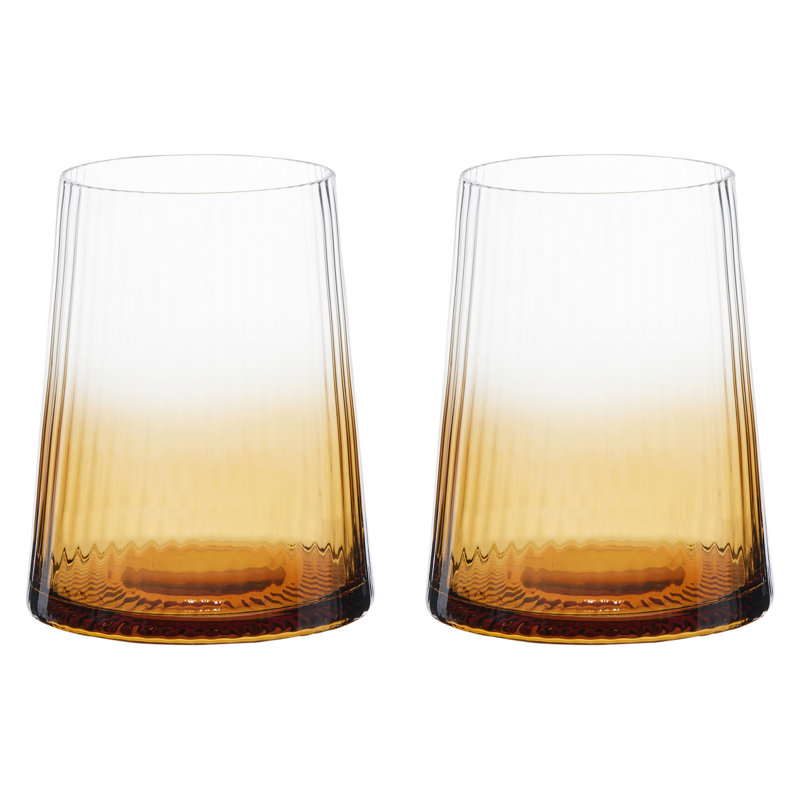 Empire DOF Tumblers, Amber
