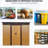 8 X 6 Ft Outdoor Metal Storage With Lockable Door  Coffee . Spacious Area. Design. For Patio And Lawn 8Ft 6Ft Shed Material. Transparent Panel For Visibility. Utility-126198144