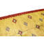 Hand Knotted Cotton Area Rug in Gold And Red