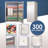 300 Key Adjustable Key Cabinet With Key Lock-121624579