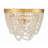 Storrie 3 Light Antique Gold Ceiling Mount