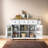 Kitchen Cart with Drop-Leaf Countertop and Internal Storage Racks-848109891
