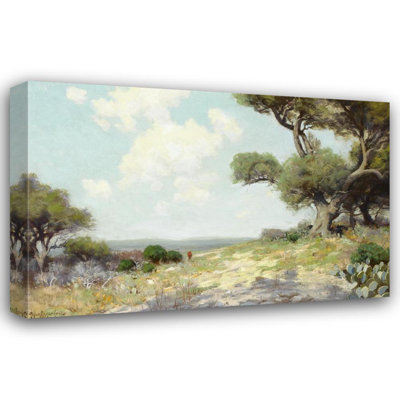 «In the Hills - Southwest Texas» par Julian Onderdonk - Art mural sur toile tendue avec châssis