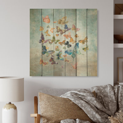 " Butterflies Dancing I " Painting Print