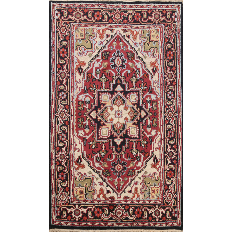 Geometric Traditional Oriental Area Rug 4x6
