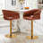 24"-32" Swivel Adjustable Height Upholstered Low Back Bar & Counter Stool-892519392-892519397