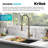 Kraus Bolden Touchless Sensor Commercial Style 2-Function Single Handle Pull-Down Kitchen Faucet-94809836