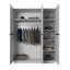 NICOLE SZAFA 150 3D Wardrobe-842049004