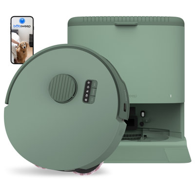 BiOmni Robot Vacuum & Mop with All-in-One 100-Day Auto-Empty, Auto-Wash & Auto-Dry Dock, Reusable Activated-Charcoal Odor-Filtering Bags, Bio-Based Plastic, and Proprietary Quantum OS Navigation and Mapping Software Developed in the U.S.