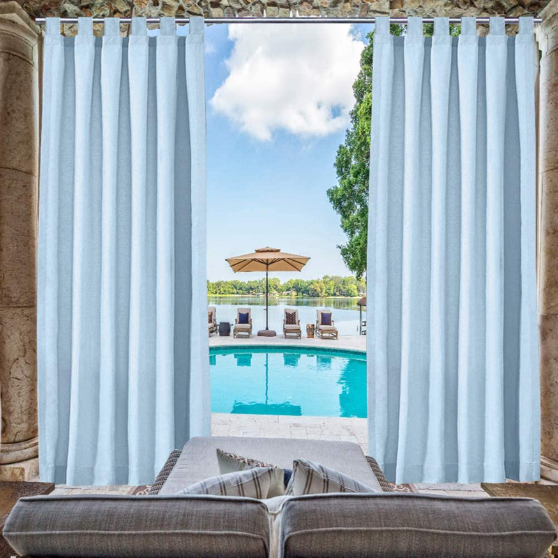Blackout Curtain Single Panel, Gray, 50" W x 120" L