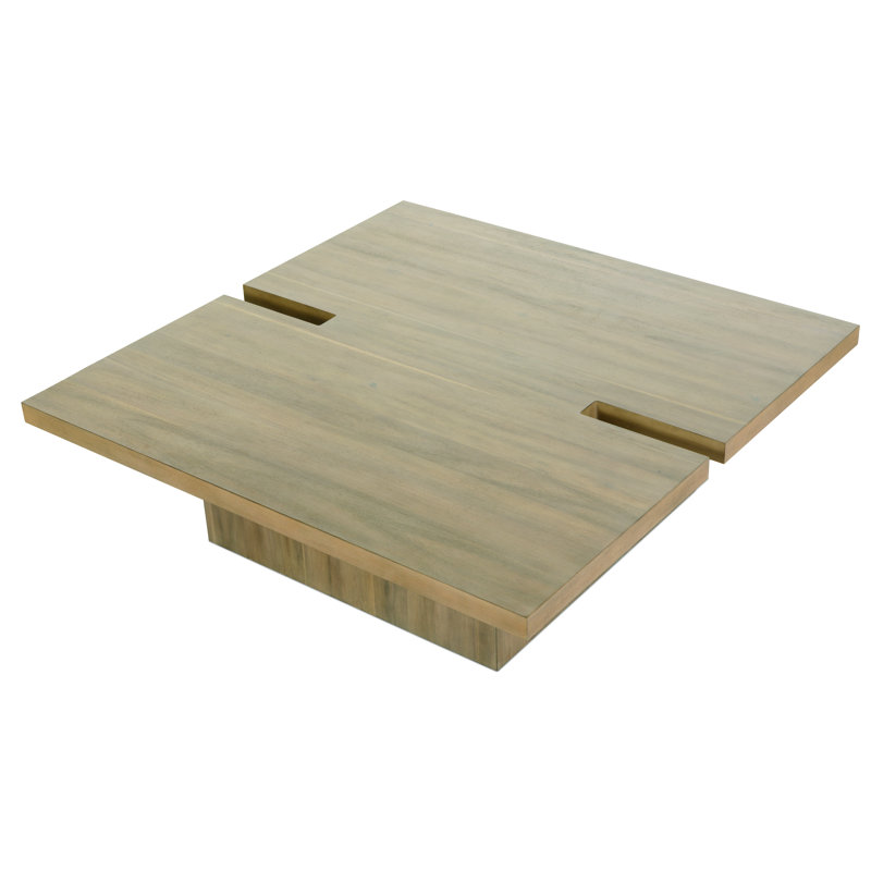 Theory Square Coffee Table, 16" H x 52" L x 52" W