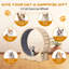 Cat Exercise Wheel 90cm/35.4", Large Quiet Running Wheel for Indoor Cats, Detachable Carpet Runway & Safety Lock, Fitness Treadmill