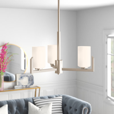 Endsley 3 - Light Dimmable Geometric Chandelier