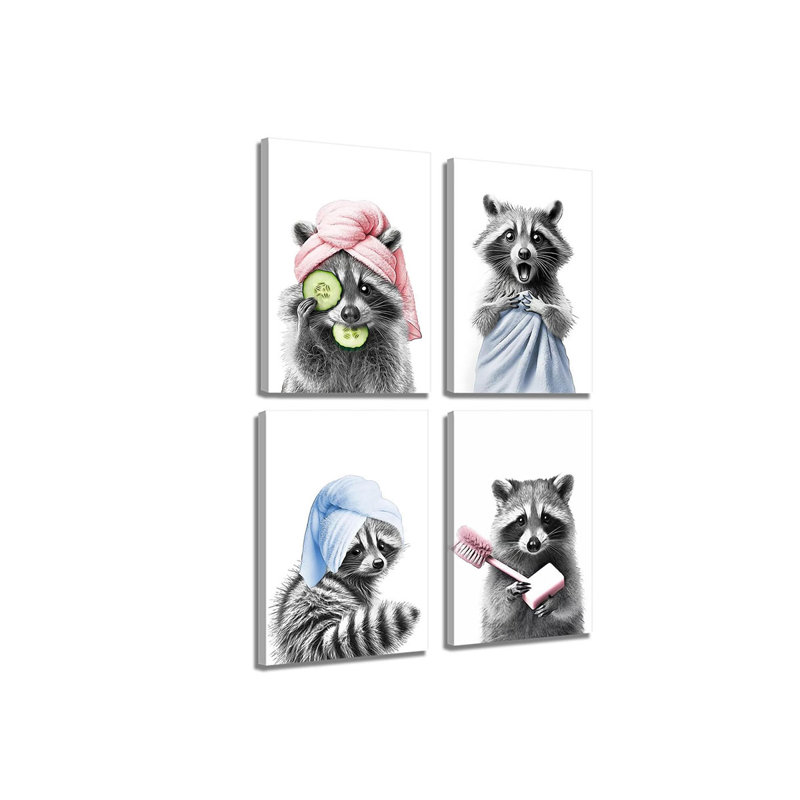 4 Piece Wrapped Canvas Print