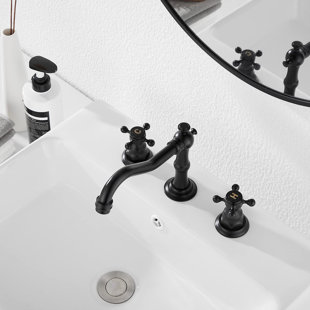 Bathroom Sink Splash Guard 3 holes, Aha Homeware Faucet Absorbent Mat 3  Square Holes, Bathroom Backsplash Sink Mat 3 Piece Square Faucet, 2 Handle