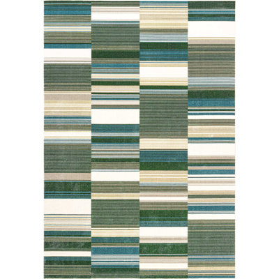 Chaniqua Rectangle Striped Area Rug