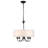 5 - Light Dimmable Drum Chandelier-645327505