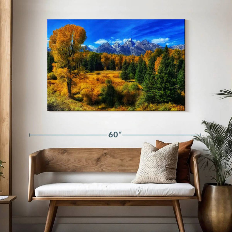 Alvord Jackson Hole Wyoming en automne, H 32 po x l 48 po