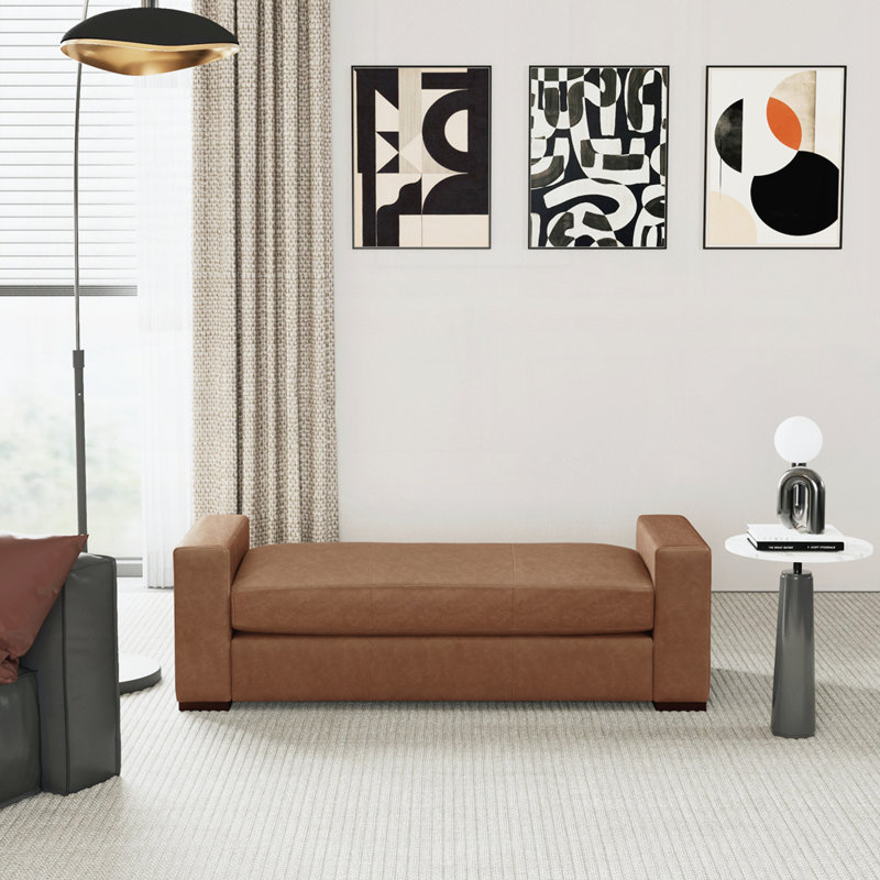 Banc en similicuir élégant et durable