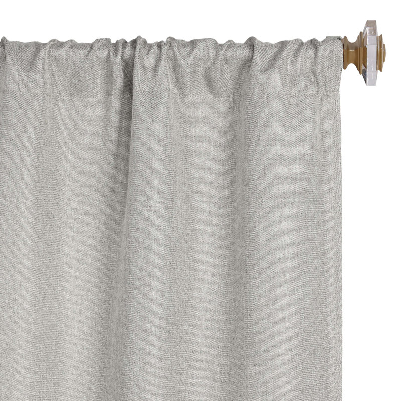 Panneau de rideau obscurcissant 100% polyester, Guimauve, L 26 po x L 84 po