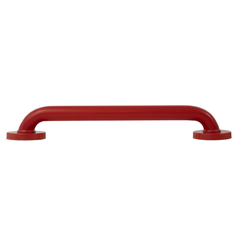 Vinyl Coated Grab Bar, 3.2" H x 19.2" W, Red