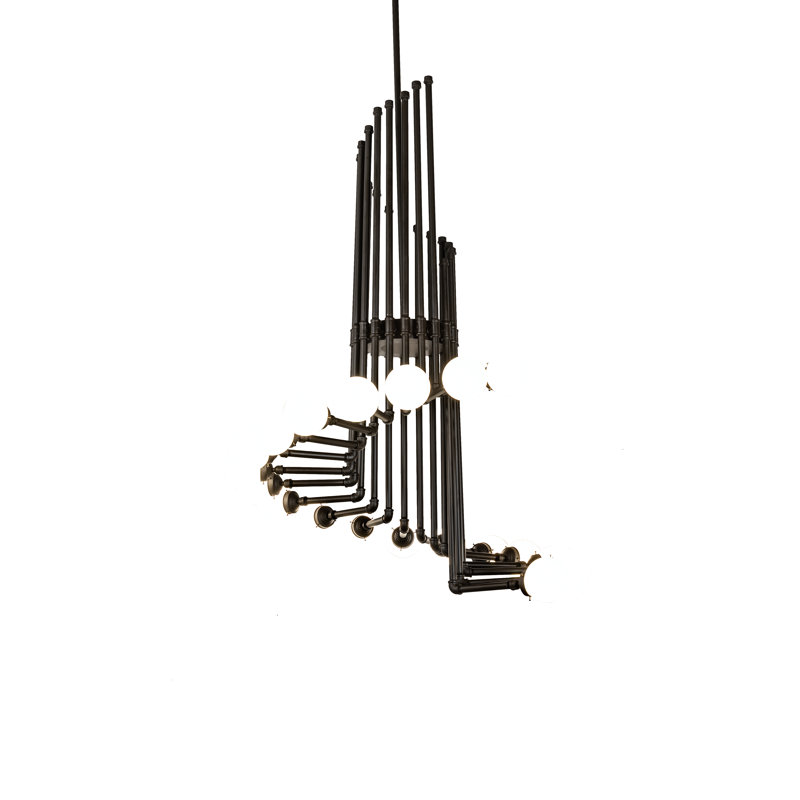 PipeDream 20 - Light Dimmable Modern Linear Chandelier